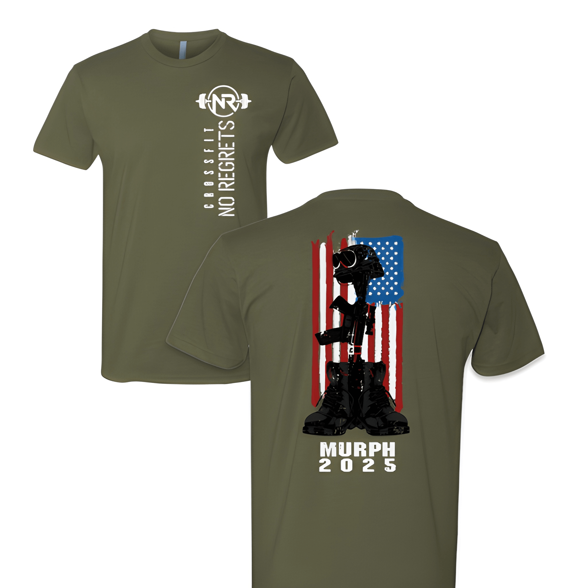 Murph Lettering CrossFit No Regrets: Murph Battlefield - UNITEE