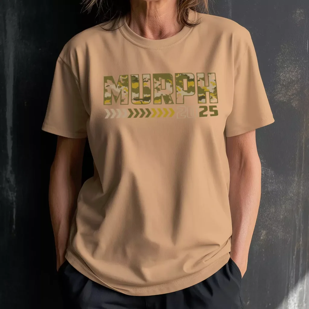 Murph Lettering Arrow Camo Tan - UNITEE