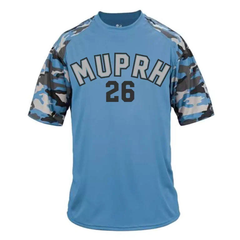 Murph Lettering Murph: Blue Steel Raglan - UNITEE