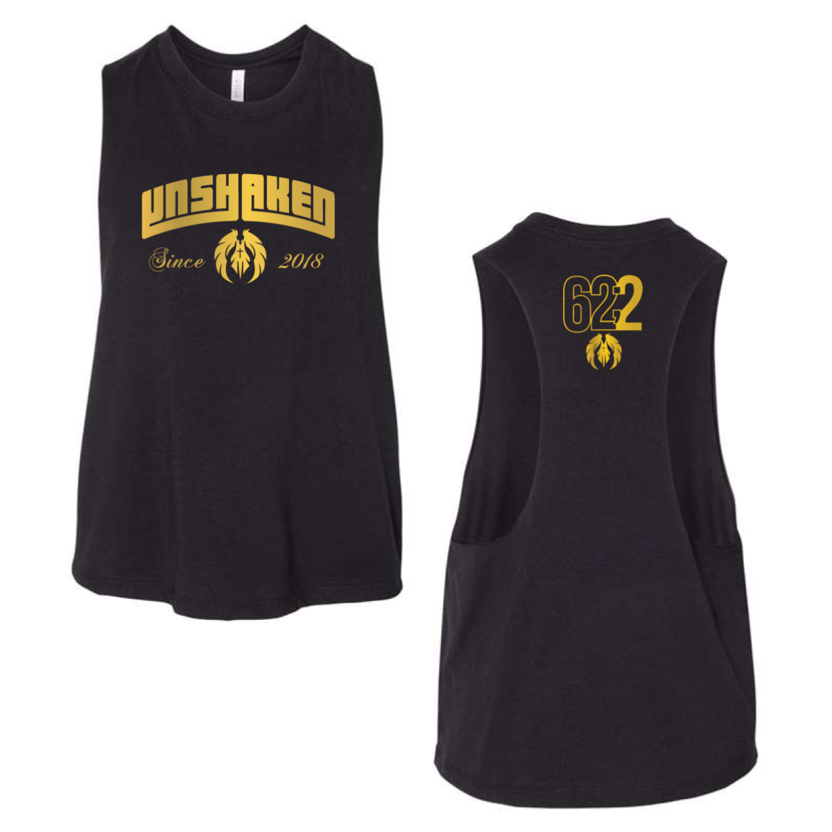 Unshaken Gold Script Tank